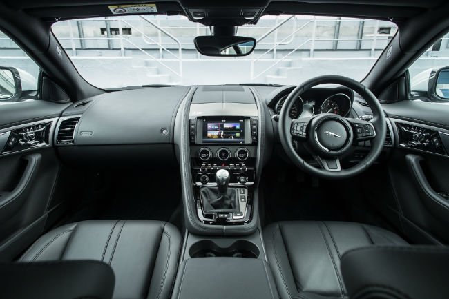 2016 Jaguar F-Type interior