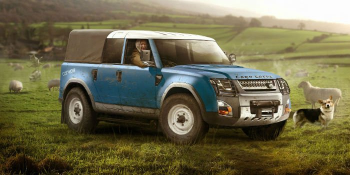 2017 Land Rover Defender Pickup Official Photo