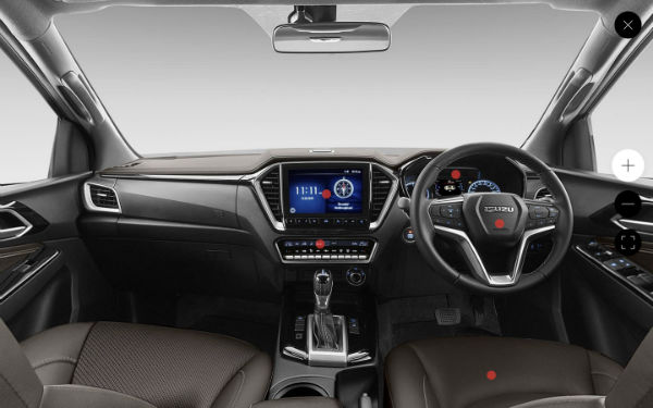 2021 Isuzu MUX Interior