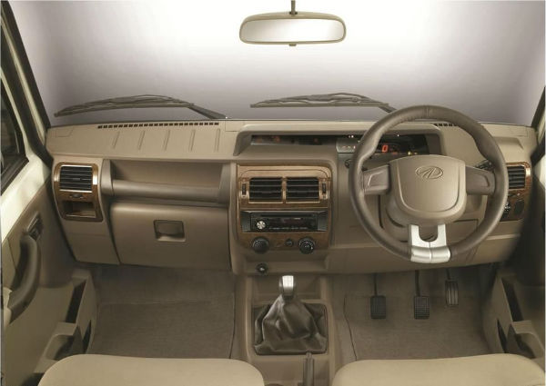 Mahindra Bolero Interior