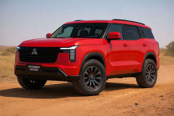 2027 Mitsubishi Pajero Render